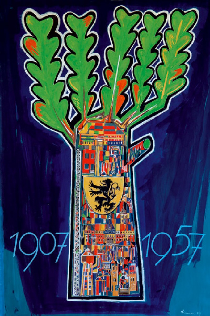 Projet d' affiche Cinquantenaire